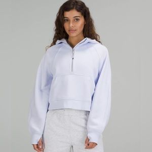 Lululemon Scuba Oversized Half-Zip Hoodie - Pastel Blue